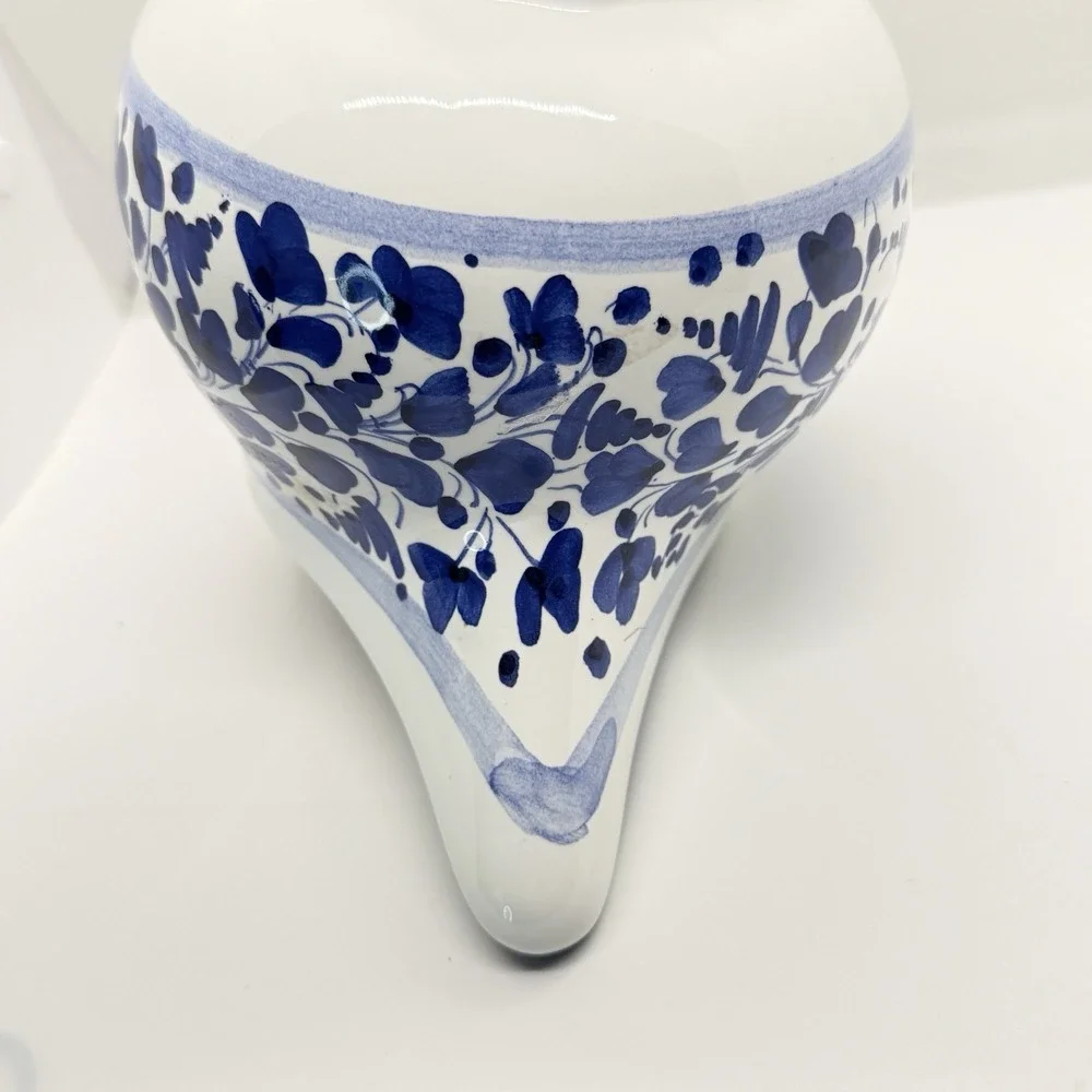 Arabesco Blue/White 1L Pitcher Hand Painted Gravy Sauce Server Delft Vibes